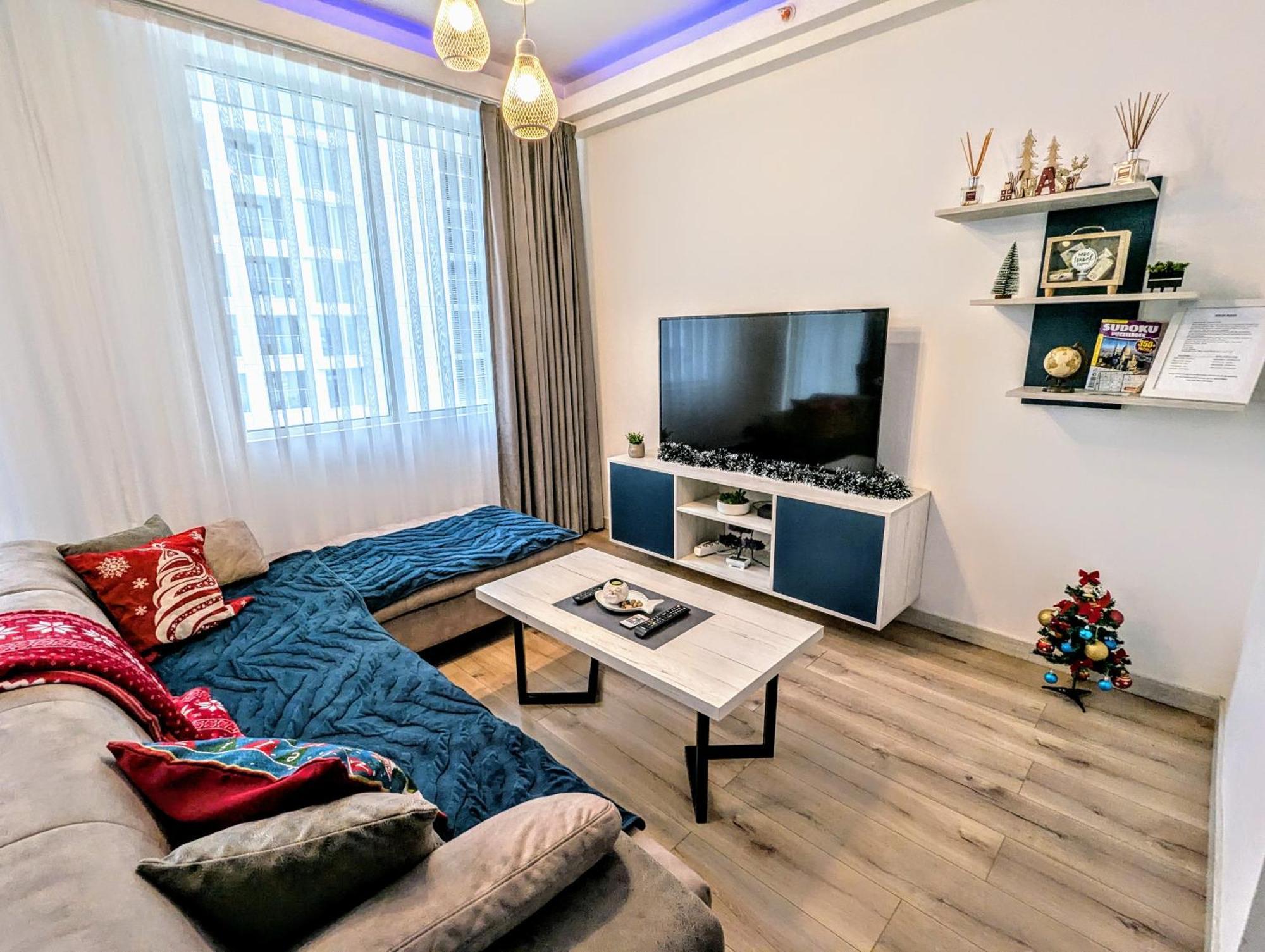 16Th Floor Sky View Condo With Pool And Fitness Skopie Exterior foto